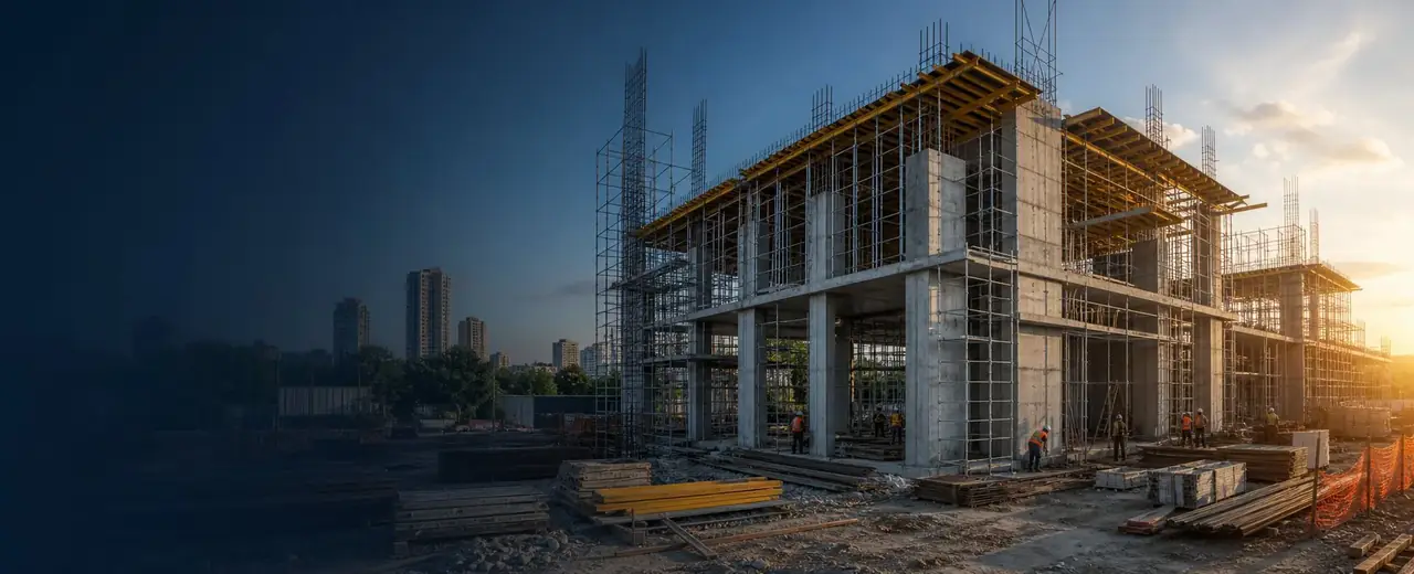 Obra em construção da Salazar Engenharia